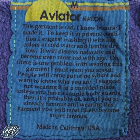 Aviator Nation x SoulCycle Navy Blue/Pink Full Zip Hoodie/Sweatshirt | PRELOVED! - Picture 14 of 16